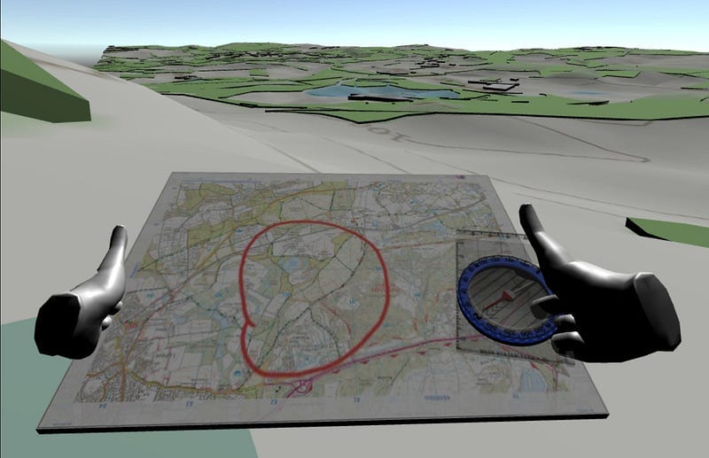 Could we teach navigation in full VR?